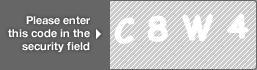 captcha code for visual authentication  letter C number 8 letter W number 4