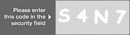 captcha code for visual authentication  letter S number 4 letter N number 7